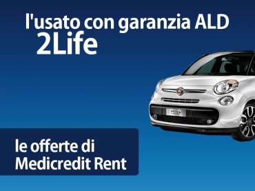 Offerta Valida per ogni tipo di vettura Noleggio lungo termine 2Life: usato garantito e canone scontato La Formula comprende vetture con varia alimentazione 