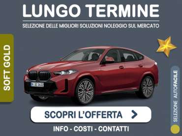 Offerta SUV e CrossOver Noleggio lungo termine BMW X6 xDrive30d M Sport: l'offerta di MT Motors con valutazione dello scoring finanziario più flessibile Ibrida - diesel (MHEV) 