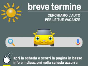 Offerta scegli tu il tipo di vettura Guida al noleggio auto a breve termine: scopriamo MAGGIORE = info, indicazioni, link utili secondo disponibilità 