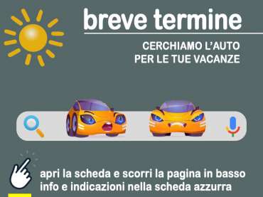 Offerta scegli tu il tipo di vettura Guida al noleggio auto a breve termine: scopriamo come prenotare con RENTALCARS.com = info, indicazioni, link utili secondo disponibilità 