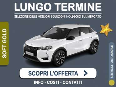 Offerta SUV e CrossOver Noleggio lungo termine DS 3 PureTech: l'offerta di MT Motors con valutazione dello scoring finanziario più flessibile Benzina 