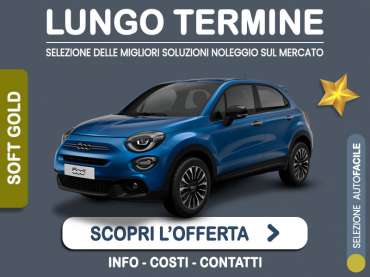 Offerta SUV e CrossOver Noleggio lungo termine FIAT 500X: l'offerta di MT Motors con valutazione dello scoring finanziario più flessibile Diesel 