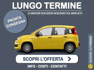 Offerta City car Noleggio FIAT PANDINA in pronta consegna: l'offerta stock del broker Medicredit Rent Ibrida - benzina (MHEV) 