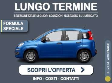 Offerta City car Noleggio FIAT PANDINA 1.0 Hybrid Pop: l'offerta del broker Medicredit Rent con la formula speciale 