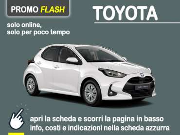 Offerta City car Noleggio flash TOYOTA YARIS 1.5 hybrid Business = offerta di KINTO One disponibile solo online, in pronta consegna - luglio 2023 Full Hybrid 