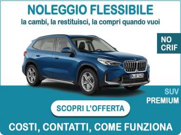 Offerta SUV e CrossOver Noleggio flessibile BMW X1 sDrive18d xLine: l'offerta di Medicredit Rent disponibile anche per segnalati in Crif e soc. neocostituite Diesel 