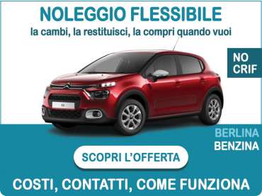 Offerta Berlina Noleggio flessibile CITROËN C3 PureTech 83 YOU!: l'offerta di Medicredit Rent disponibile anche per segnalati in Crif e soc. neocostituite Benzina 