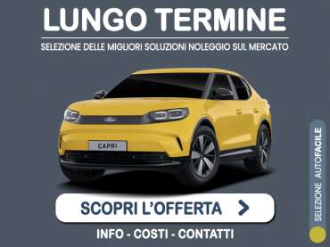 Offerta SUV e CrossOver FORD CAPRI SUV Coupé elettrico: la quotazione più aggiornata del broker Medicredit Rent per il noleggio a lungo termine [febbraio 2026] Elettrica 