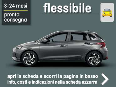Offerta Berlina Noleggio HYUNDAI i20 1.2 MPI GPL ConnectLine in pronta consegna: scopri l’offerta flessibile promossa da Medicredit Rent GPL 
