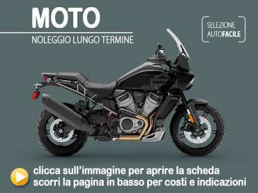 Offerta Moto Noleggio moto HARLEY DAVIDSON Pan America 1250 Special: offerta lungo termine anticipo zero di Medicredit Rent Benzina 