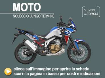 Offerta Moto Noleggio moto HONDA Africa Twin Abs Dct Adventure Sports: offerta lungo termine anticipo zero di Medicredit Rent Benzina 