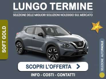Offerta SUV e CrossOver Noleggio lungo termine NISSAN JUKE: l'offerta di MT Motors con valutazione dello scoring finanziario più flessibile Benzina 