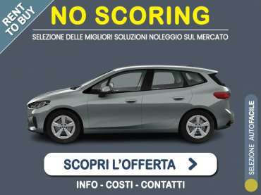Offerta Monovolume e Multispazio Noleggio no scoring BMW Serie 2 218i Active Tourer: l'offerta RENT TO BUY 2026 del broker MT Motors, con possibilità di acquisto a tariffa agevolata Benzina 