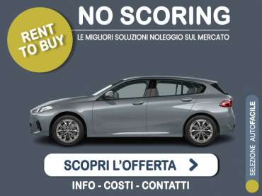 Offerta Berlina Noleggio no scoring BMW Serie 1 118d automatica: l'offerta 