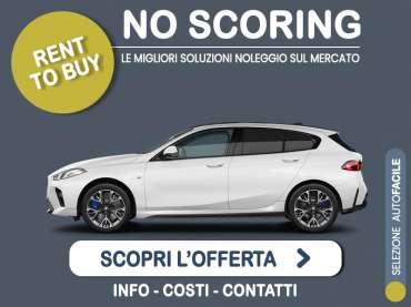 Offerta Berlina Noleggio no scoring BMW Serie 1 118i Advantage automatica: l'offerta 