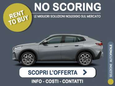 Offerta SUV e CrossOver Noleggio no scoring BMW X2 sDrive18i: l'offerta 
