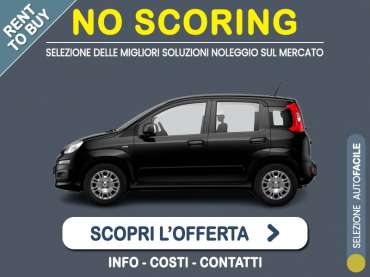 Offerta City car Noleggio no scoring FIAT PANDA 1.0 FireFly Hybrid: l'offerta RENT TO BUY 2026 del broker MT Motors, con possibilità di acquisto a tariffa agevolata Ibrida - benzina (MHEV) 