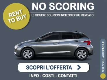 Offerta Berlina Noleggio no scoring HYUNDAI i20 1.2 MPI a benzina: l'offerta 