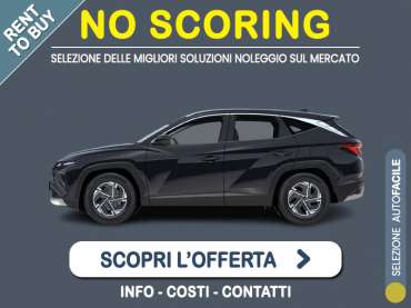 Offerta SUV e CrossOver Noleggio no scoring HYUNDAI TUCSON T-GDI Mild Hybrid 150CV XLine: l'offerta RENT TO BUY 2026 del broker MT Motors, con possibilità di acquisto a tariffa agevolata Ibrida - benzina (MHEV) 