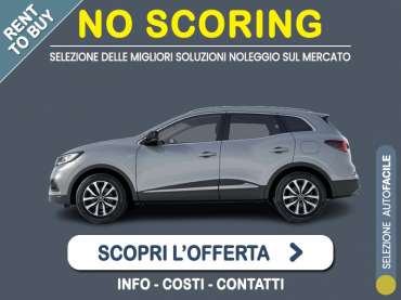 Offerta SUV e CrossOver Noleggio no scoring RENAULT KADJAR diesel automatico: l'offerta RENT TO BUY 2026 del broker MT Motors, con possibilità di acquisto a tariffa agevolata Diesel 