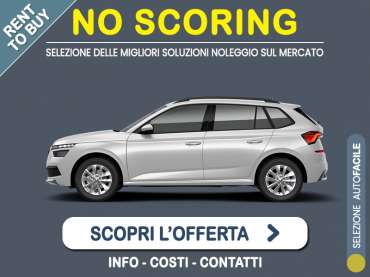 Offerta SUV e CrossOver Noleggio no scoring ŠKODA KAMIQ TSI ACT 150 CV: l'offerta RENT TO BUY 2026 del broker MT Motors, con possibilità di acquisto a tariffa agevolata Benzina 