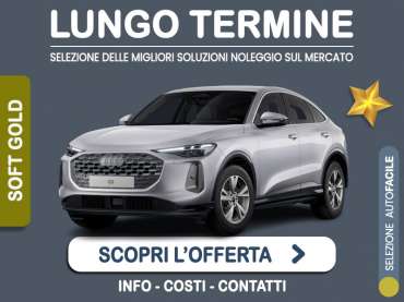 Offerta SUV e CrossOver Noleggio lungo termine nuova AUDI Q5 Sportback TFSI 150kW quattro S tronic: l'offerta di MT Motors con valutazione dello scoring finanziario più flessibile Ibrida - benzina (MHEV) 