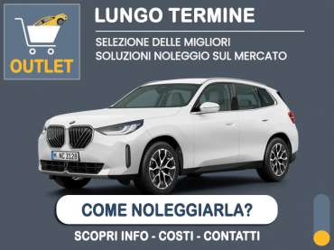 Offerta SUV e CrossOver Noleggio BMW X3 xDrive 20d = la quotazione Outlet del broker Medicredit Rent con canone ridotto e auto in pronta consegna Ibrida - diesel (MHEV) 
