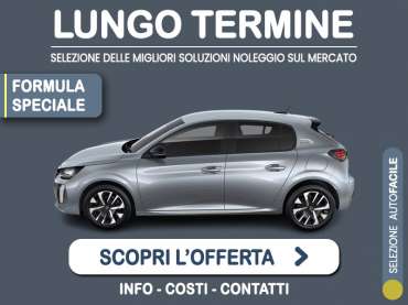 Offerta City car Noleggio PEUGEOT 208 Hybrid 110 e-DCS6: l'offerta noleggio PAY-PER-USE del broker Medicredit Rent con la formula speciale 