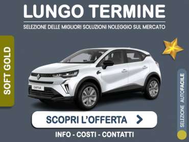 Offerta SUV e CrossOver Noleggio lungo termine RENAULT CAPTUR: l'offerta di MT Motors con valutazione dello scoring finanziario più flessibile Benzina 
