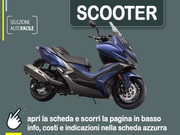 Offerta Scooter Noleggio scooter KYMCO Xciting 400i a lungo termine: miglior offerta selezionata Benzina 