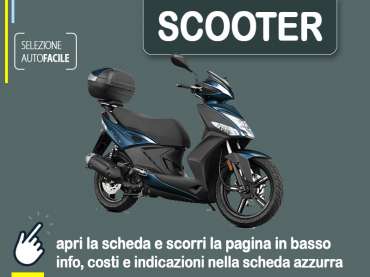 Offerta Scooter Noleggio scooter KYMCO Agility 125 R16 +: come prenotare un noleggio mensile - plurimensile Benzina 