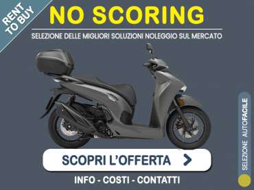 Offerta Scooter Noleggio scooter no scoring: HONDA SH350i - l'offerta 