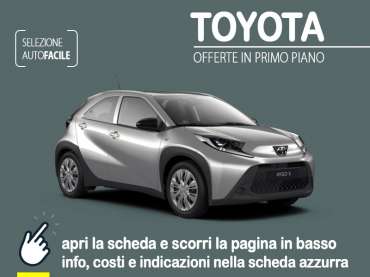 Offerta City car Noleggio TOYOTA AYGO X = l'offerta in promozione di KINTO One per luglio 2023 Benzina 