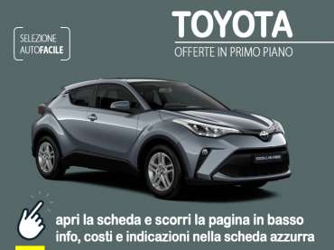 Offerta SUV e CrossOver Noleggio TOYOTA C-HR Hybrid = l'offerta in promozione di KINTO One per luglio 2023 Full Hybrid 