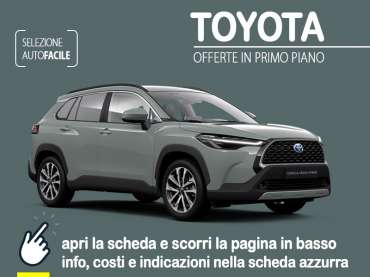 Offerta SUV e CrossOver Noleggio TOYOTA COROLLA CROSS 2.0 HV Trend = l'offerta in promozione di KINTO One per luglio 2023 Full Hybrid 