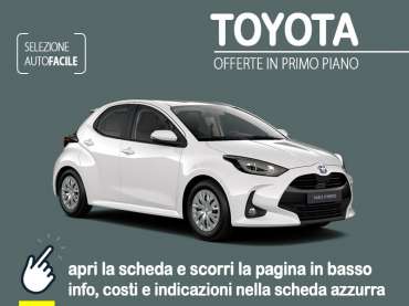 Offerta City car Noleggio TOYOTA YARIS hybrid = l'offerta in promozione di KINTO One per luglio 2023 Full Hybrid 