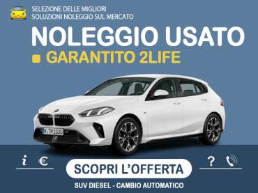 Offerta Berlina Noleggio usato: BMW serie 1 116i MSport Exterior - scopriamo l'offerta promossa da Medicredit Rent Benzina 