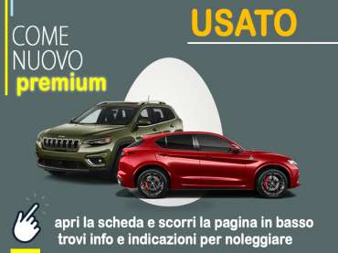 Offerta La Formula riguarda varie tipologie di vetture Noleggio usato: come funziona COME NUOVO PREMIUM di Leasys e le indicazioni per noleggiare Varie motorizzazioni 
