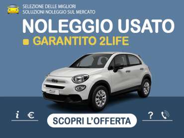 Offerta SUV e CrossOver Noleggio usato: FIAT 500X 1.3 Mjet - scopriamo l'offerta promossa da Medicredit Rent Diesel 