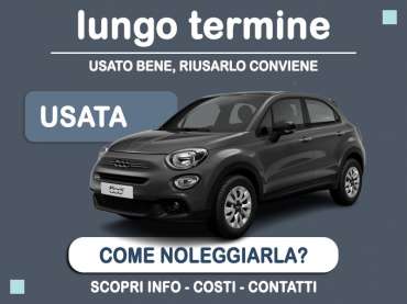 Offerta SUV e CrossOver Noleggio usato: FIAT 500X 1.3 MJet 95CV CONNECT - scopriamo l'offerta promozionale Re-use di Medicredit Rent Diesel 