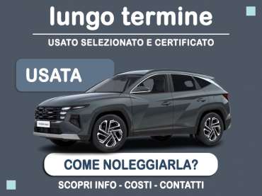 Offerta SUV e CrossOver Noleggio usato: HYUNDAI TUCSON 1.6 HEV 2WD 230CV Exellence - scopriamo l'offerta Second Life di Medicredit Rent Full Hybrid 