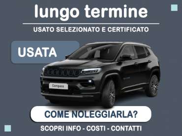 Offerta SUV e CrossOver Noleggio usato: JEEP COMPASS 1.6 MJET II 96KW BUSINESS - scopriamo l'offerta Second Life di Medicredit Rent Diesel 