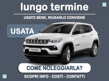 Offerta SUV e CrossOver Noleggio usato: JEEP COMPASS 1.6 MJet 88kW BUSINESS - scopriamo l'offerta promozionale Re-use di Medicredit Rent Diesel 