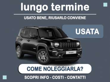 Offerta SUV e CrossOver Noleggio usato: JEEP RENEGADE 1.6 MJet 130CV LIMITED - scopriamo l'offerta Re-use di Medicredit Rent Diesel 