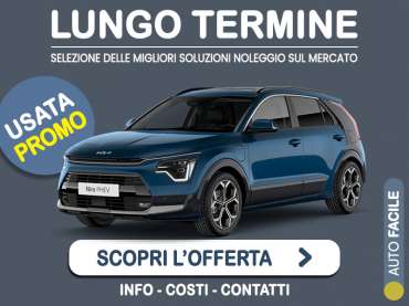 Offerta SUV e CrossOver Noleggio usato: KIA NIRO plug-in hybrid = l'offerta promozionale del broker Medicredit Rent con canone scontato Plug-in Hybrid 