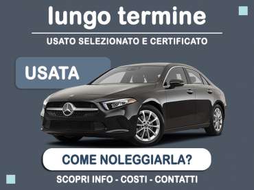 Offerta Berlina Noleggio usato: MERCEDES CLASSE A 250 E EQ-POWER AUTOMATIC PREMIUM - scopriamo l'offerta Second Life di Medicredit Rent Plug-in Hybrid 