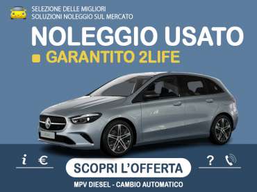 Offerta Monovolume e Multispazio Noleggio usato: MERCEDES-BENZ classe B 180d Automatic Business Extra - scopriamo l'offerta promossa da Medicredit Rent Diesel 