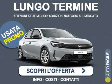 Offerta Berlina Noleggio usato: OPEL CORSA = l'offerta promozionale del broker Medicredit Rent con canone scontato Benzina 