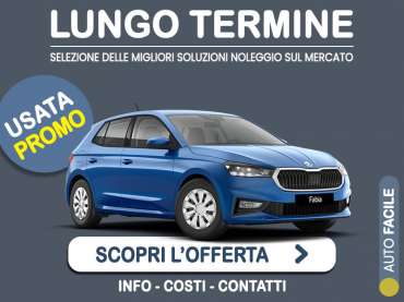 Offerta Berlina Noleggio usato: ŠKODA FABIA 1.0 MPI = l'offerta promozionale del broker Medicredit Rent con canone scontato Benzina 