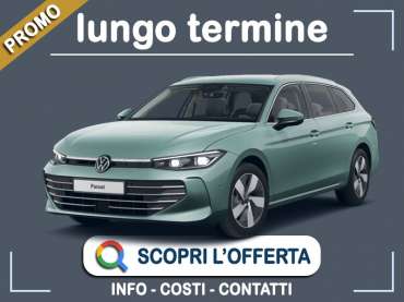 Offerta Station wagon Noleggio auto in promozione: VOLKSWAGEN PASSAT 2.0 TDI SCR EVO Business DSG = l'offerta speciale del broker Medicredit Rent, con tariffa scontata Diesel 